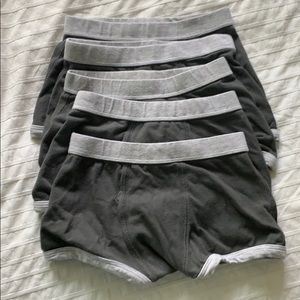 3 pack 95% organic cotton boxers